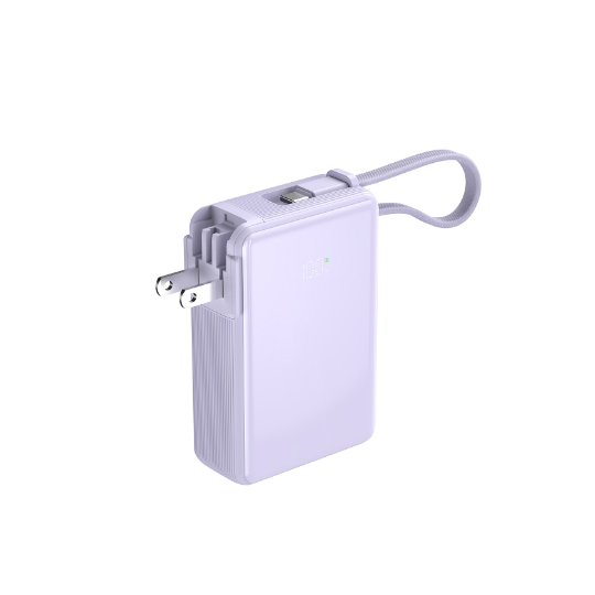 JP526 帶插頭帶線22.5W移動電源_待上市新品_深圳市喬威電源有限公司
